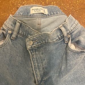 A&F ultra high rise jeans